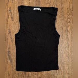 NWOT Pull & Bear Sleeveless Black Top, M